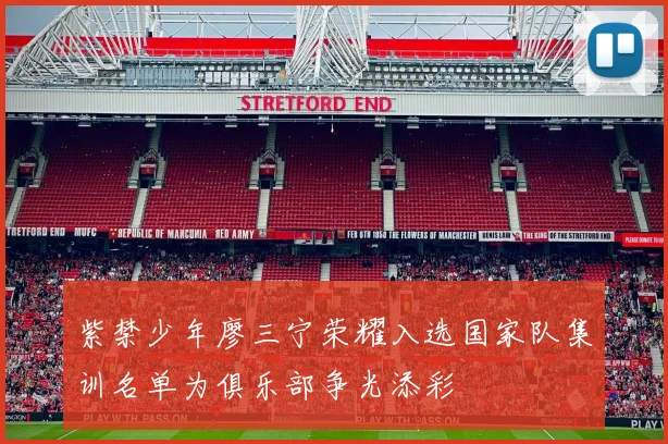 紫禁少年廖三宁荣耀入选国家队集训名单为俱乐部争光添彩